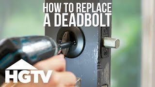 How to Install A Deadbolt Lock [upl. by Narej]