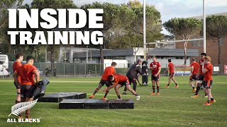 EXCLUSIVE Inside All Blacks Training Rome [upl. by Aig38]