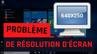 Comment résoudre le problème de résolution décran sous Windows 10 [upl. by Bart]