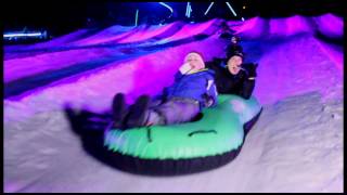 Worlds First Cosmic Tubing at Mt Hood Skibowl [upl. by Odlanyer2]