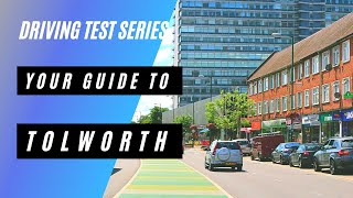 Driving Test Route Walkthrough at Tolworth Driving Test Centre [upl. by Aeirdna]