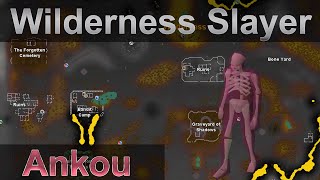 Wilderness Only Slayer Guide  Ankou OSRS Safespot Cannon [upl. by Gula717]