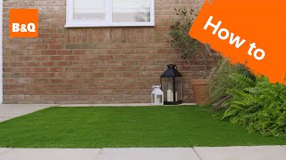 How to lay artificial grass [upl. by Corrinne]