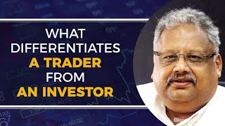 Rakesh Jhunjhunwala On Trader Vs Investor [upl. by Auqenes633]