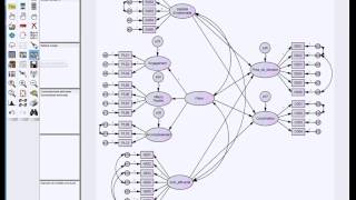 Test dun Modèle Structurel Structural Model Fit  AMOS [upl. by Burton885]