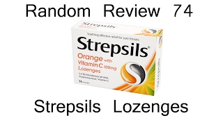 Random Review 74 Strepsils Lozenges [upl. by Norita]