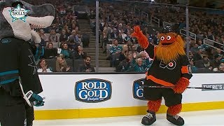 Gritty SJ Sharkie battle in Fastest Skater competition [upl. by Puna]