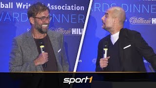 Klopp und Guardiola liefern sich Sprüchefeuerwerk  SPORT1 [upl. by Yelrebmik73]