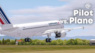 Pilot VS Plane  Airbus A320 Crash During an Airshow  Air France Flight 296 [upl. by Nylkaj]