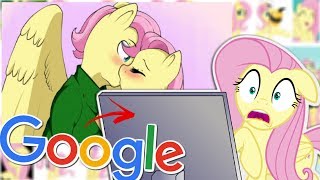 Fluttershy GOOGLES HERSELF 🍉 [upl. by Hanni]