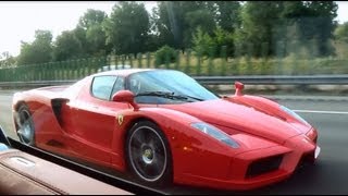 DECAT Ferrari Enzo  Motorway flybys runway accelerations  Wilton 2013 [upl. by Lark862]