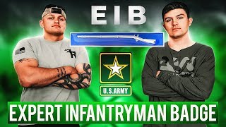 ARMY INFANTRYMAN 11B TALK ABOUT EARNING THEIR EIB EXPERT INFANTRYMAN BADGE [upl. by Ynnavoig456]