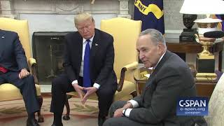 FULL VIDEO President Trump Rep Nancy Pelosi and Sen Chuck Schumer CSPAN [upl. by Nyllij22]