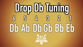 Drop D Flat Guitar Tuning Notes [upl. by Jonathon972]