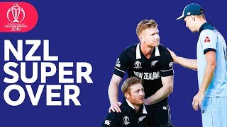 New Zealand Super Over  Every Ball  ICC Cricket World Cup 2019 [upl. by Shaefer]