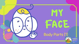 Body Parts 1  MY FACE  vocabulary function activity [upl. by Becker26]