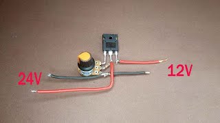 24v To 12v DC Converter  New Electronics Project [upl. by Keyte]