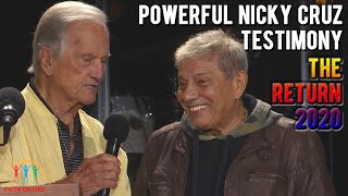 Nicky Cruz Testimony The Return 2020 National Mall  The Cross and the Switchblade  David Wilkerson [upl. by Adnorahs]