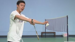 Backhand Flick Serve in Badminton  Badminton [upl. by Wolfgram272]