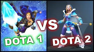 Dota 1 VS Dota 2 ALL HEROES  WarCraft 3 Reforged [upl. by Dalenna]