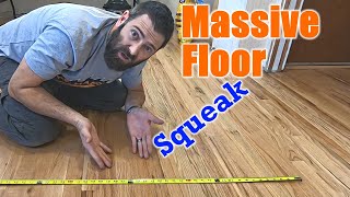 How To Fix Floor Squeaks In Old Houses  THE HANDYMAN [upl. by Schnell]