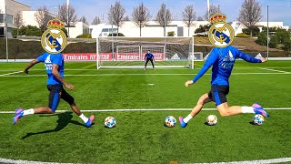 DjMaRiiO vs 2 JUGADORES TOP DEL REAL MADRID [upl. by Betthel187]