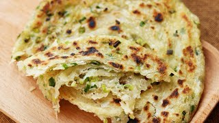 ExtraFlaky Chinese Scallion Pancakes Recipe 葱油饼 [upl. by Allicserp]