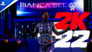 Bianca Belair Entrance  WWE 2K22 [upl. by Whipple]