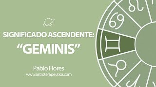 Significado Ascendente Géminis [upl. by Absalom]