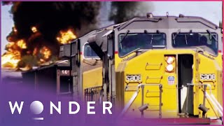 Horrifying Runaway Train San Bernardino Train Disaster SP 7551 East  Mayday  Wonder [upl. by Dalton]