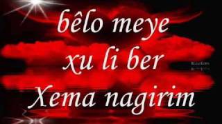 Ebdulqehar zaxoyi  loma nekin lyrics [upl. by Esinal]