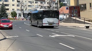 Meditur a reluat transportul electric cu troleibuze în municipiul Mediaș  novatvro [upl. by Geerts296]