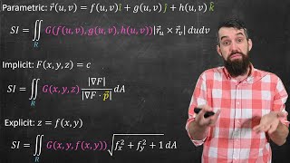 Surface Integrals  Formulas amp Applications  Vector Calculus [upl. by Descombes]