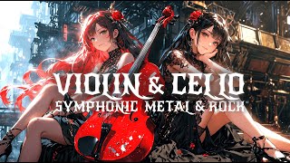 VIOLIN amp CELLO METAL ROCK 🎻 3hrs Bass Boosted 🔥 Epic Vibes for Work Gaming amp Workouts 💪🎮 [upl. by Garey895]