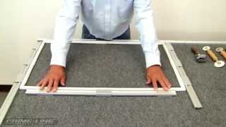 HowTo Rescreening a fiberglass window screen [upl. by Tortosa450]