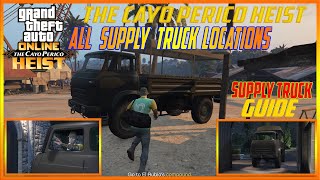 All Supply Truck Locations Guide GTA Online The Cayo Perico Heist Scope Out Prep GTA V Walkthrough [upl. by Avigdor793]