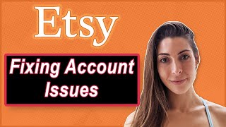 Etsy Account Issues and How to Fix [upl. by Marsiella341]