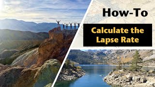 Calculating Lapse Rate  HowTo Geography Videos With Jeremy Patrich [upl. by Nordek]