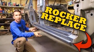 EASY Rocker Panel Replacement [upl. by Ardnasak]