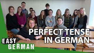 Perfect Tense in German  Super Easy German 26 [upl. by Arlen244]