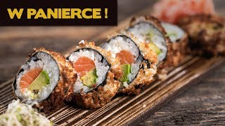 SUSHI MAKI w panierce PANKO Na ciepło  przepis UMAMI [upl. by Asare603]