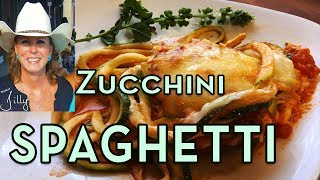 Zucchini Spaghetti Recipe  Zucchini Pasta Made with a Spiralizer [upl. by Sheppard921]