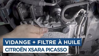 Comment faire une vidange sur Citroën Xsara Picasso [upl. by Kacie]