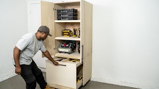 DIY Garage Cabinet  Storage amp Organization  DIY Creators [upl. by Asirac225]