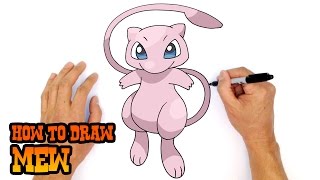 How to Draw Pokemon  Mew [upl. by Etnor]