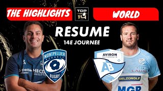 LE RÉSUMÉ DE MONTPELLIER  BAYONNE  TOP 14 Rugby Highlights [upl. by Alis86]