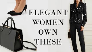 15 pieces every ELEGANT Woman owns  Fashion Over 40 [upl. by Nichole520]