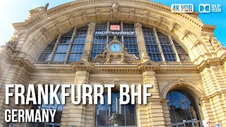 Frankfurt Hauptbahnhof One Of The Busiest Train Stations In  🇩🇪 Germany 4K HDR Walking Tour [upl. by Alenoel]