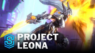 PROJECT Leona Wild Rift Skin Spotlight [upl. by Adekram]