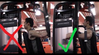 HOW TO rear delt fly machine [upl. by Nosnibor]